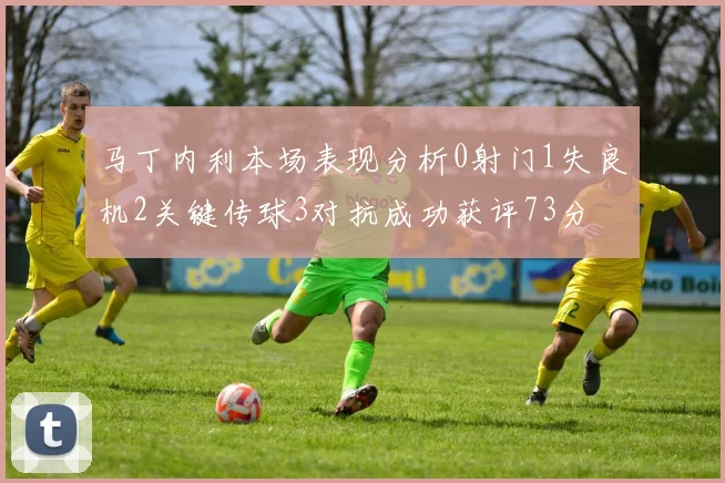 马丁内利本场表现分析0射门1失良机2关键传球3对抗成功获评73分